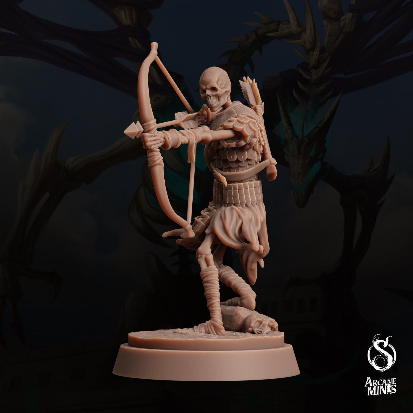 Skeleton Warriors Bowman | Arcane Minis