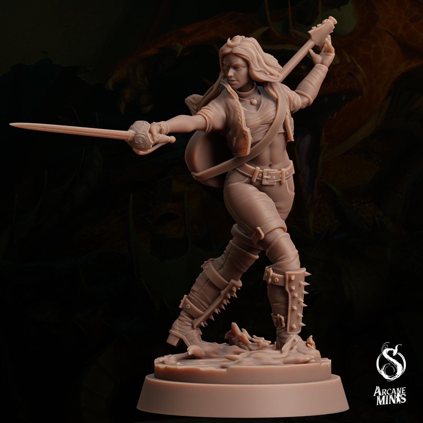 Fire Genasi Bard | Arcane Minis