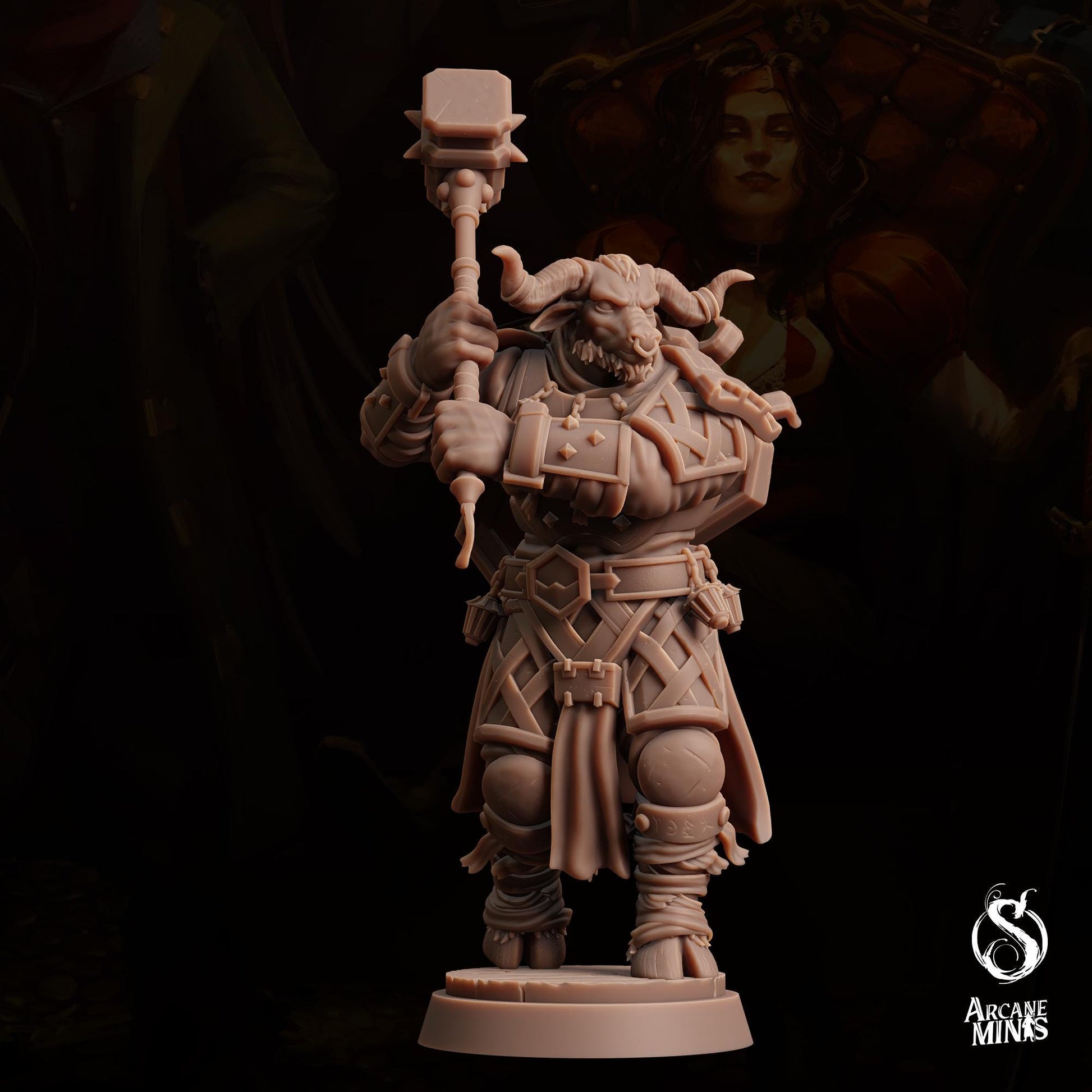 Minotaur Cleric | Arcane Minis