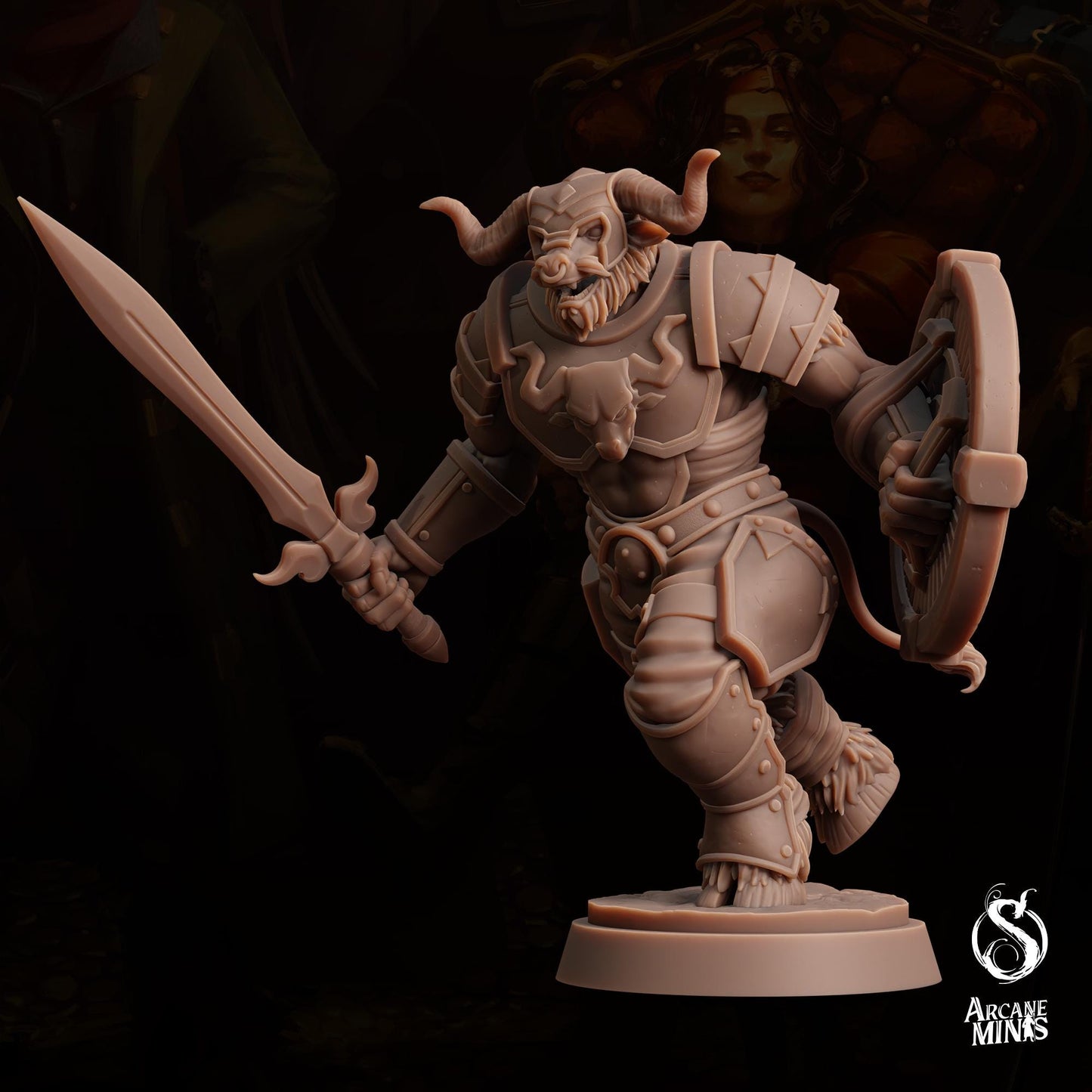 Minotaur Fighter | Arcane Minis