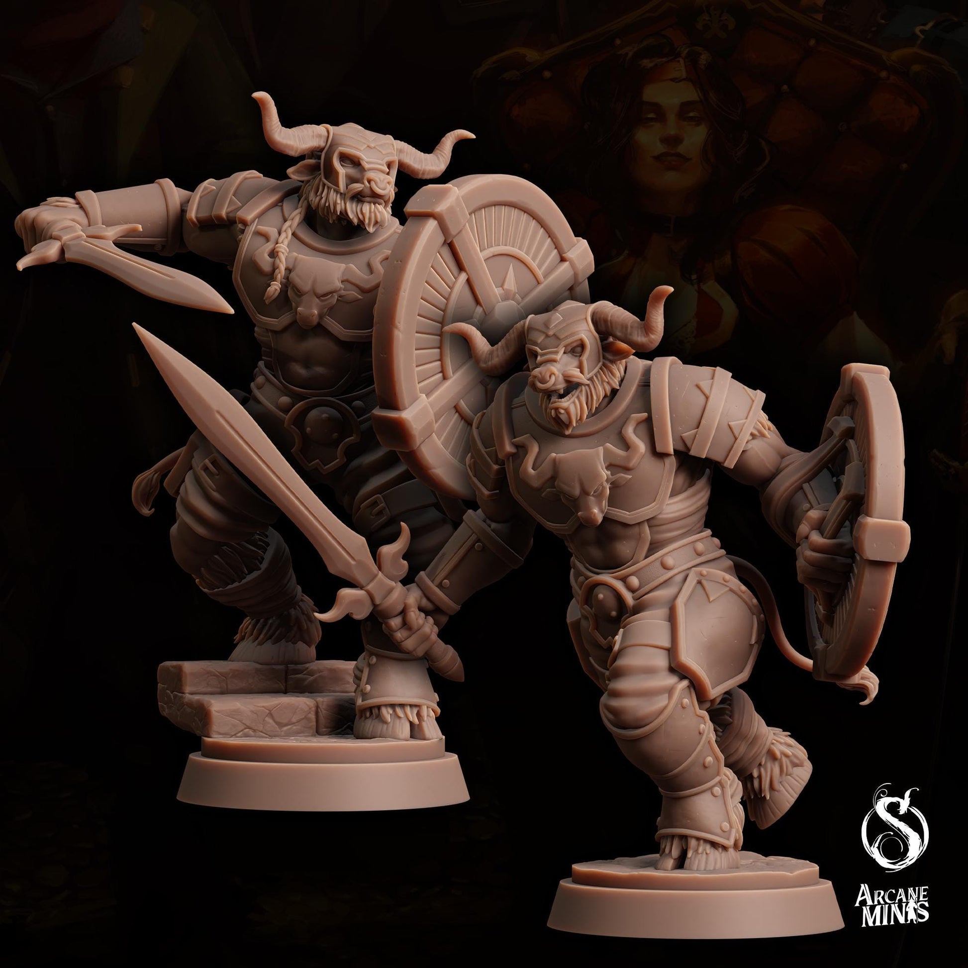 Minotaur Fighter | Arcane Minis
