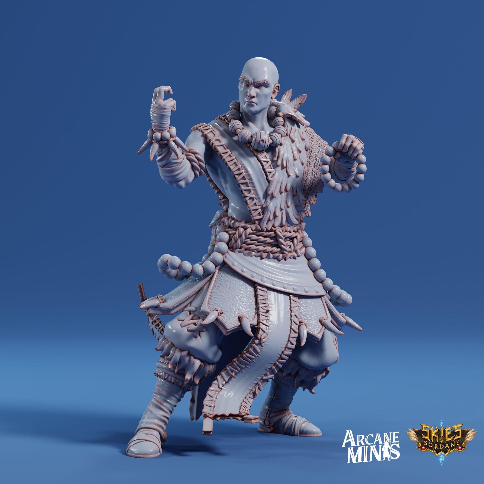 Human Monk | Arcane Minis