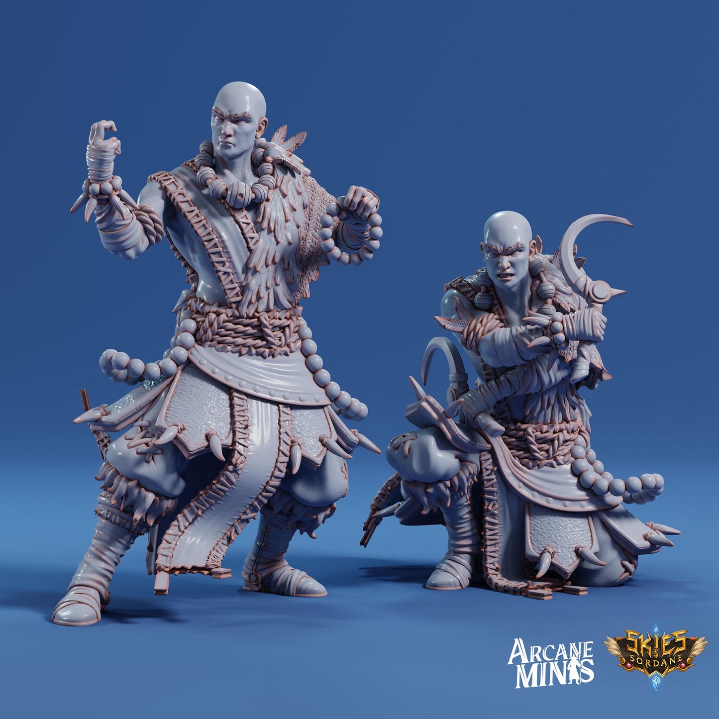 Human Monk | Arcane Minis