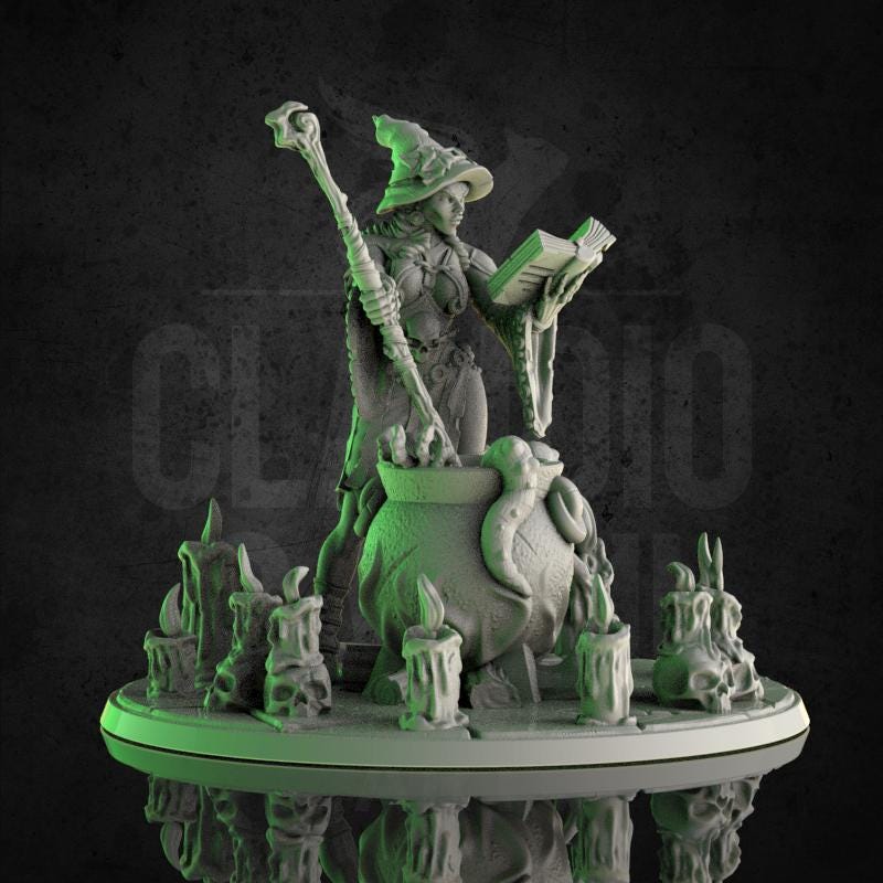 The Witch of the North - Halloween Party | Claudio Casini Art