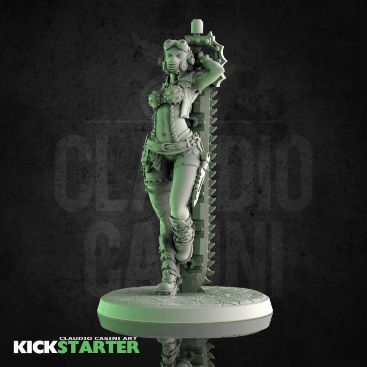 Post-Apocalyptic and Sci-Fi Warrior - Lost Future | Claudio Casini Art