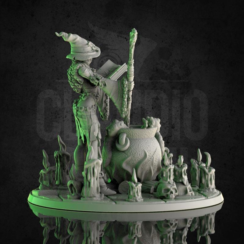 The Witch of the North - Halloween Party | Claudio Casini Art