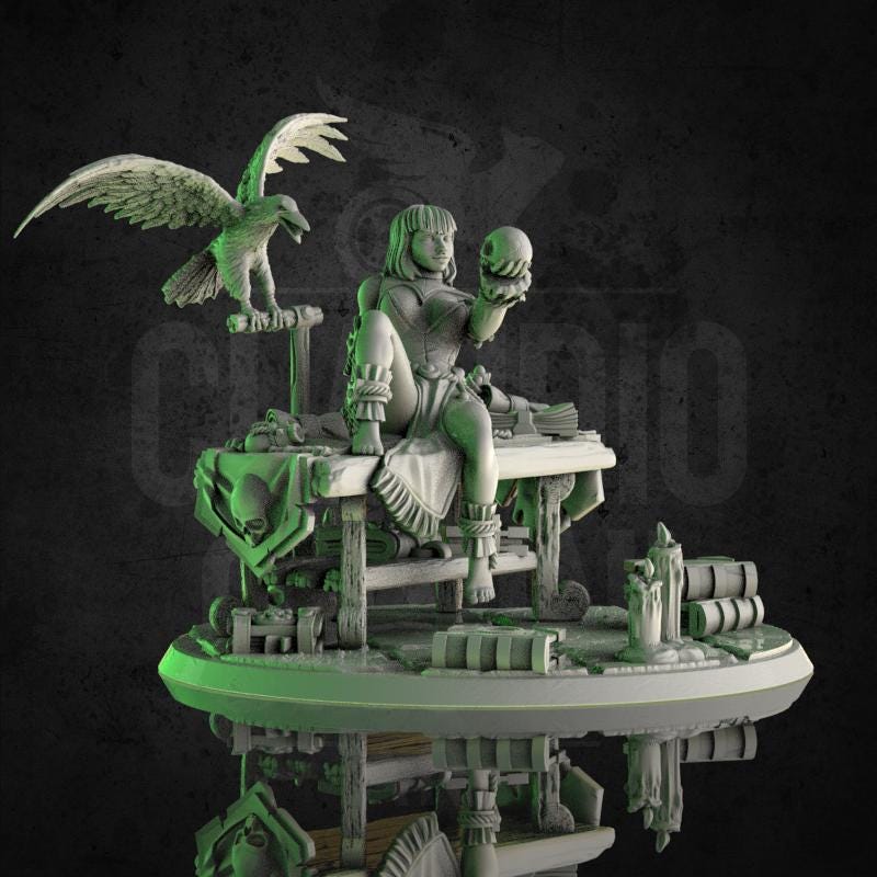 The Witch of the South - Halloween Party | Claudio Casini Art