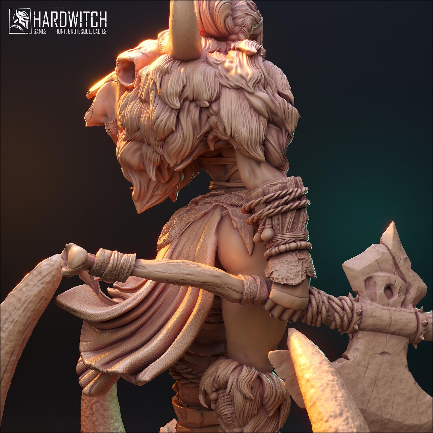 Arkhit Warkand - Half-Orc Barbarian | HardWitch Games