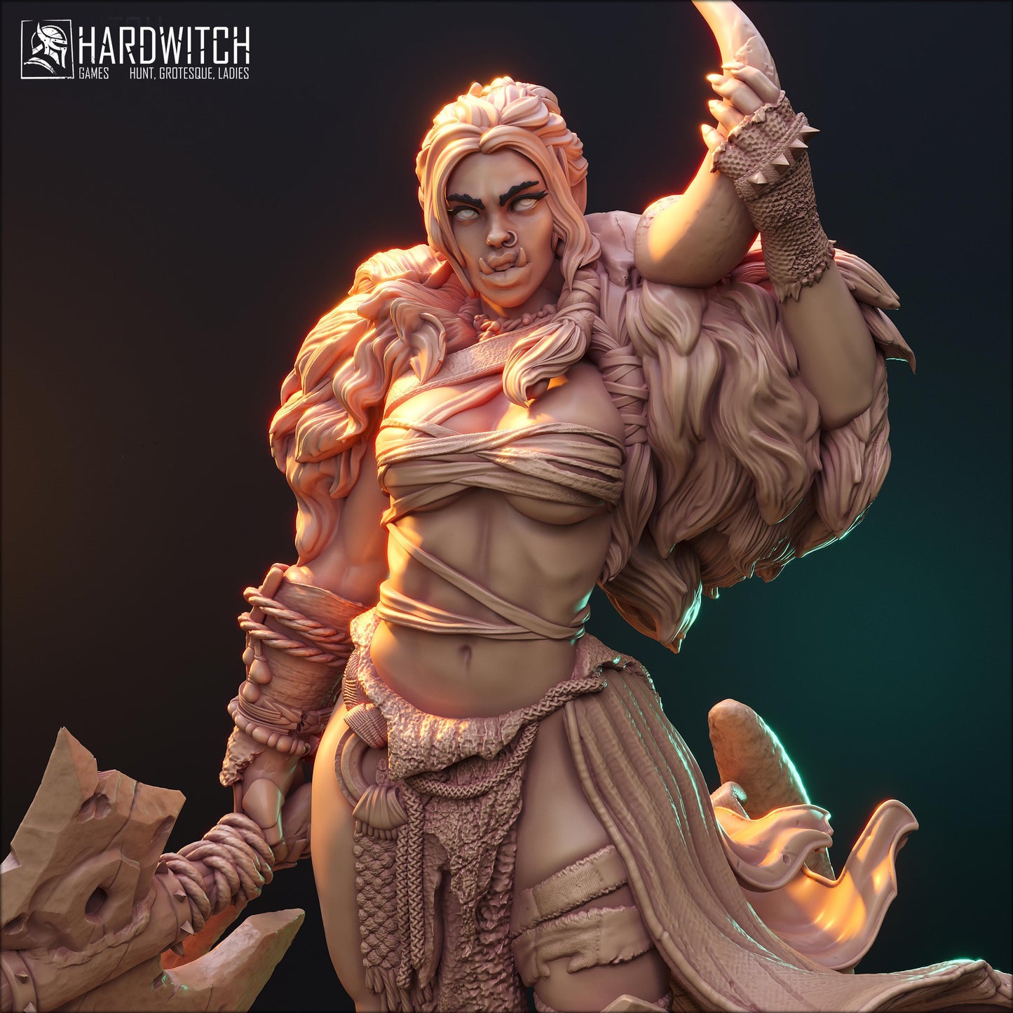 Arkhit Warkand - Half-Orc Barbarian | HardWitch Games