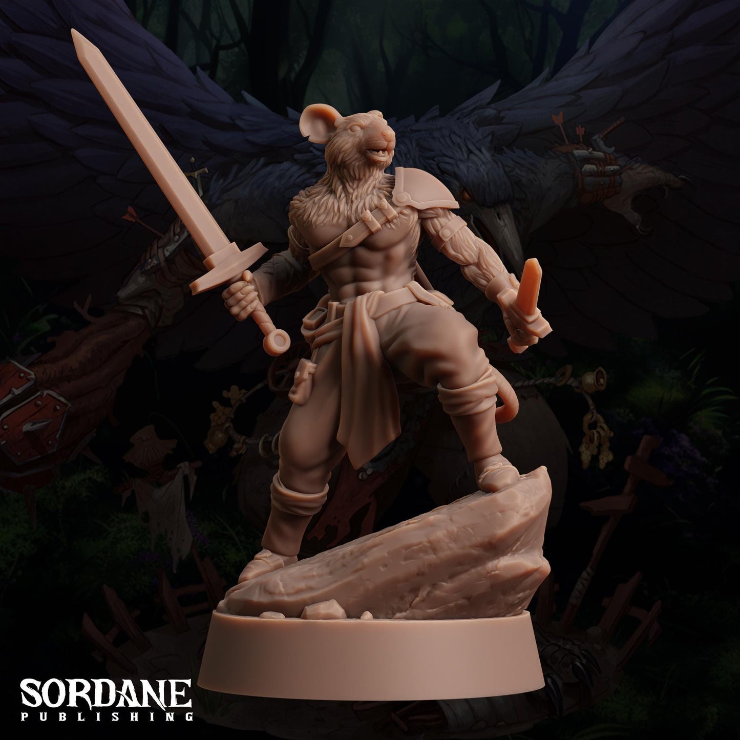 Mousefolk Barbarian | Sordane Publishing