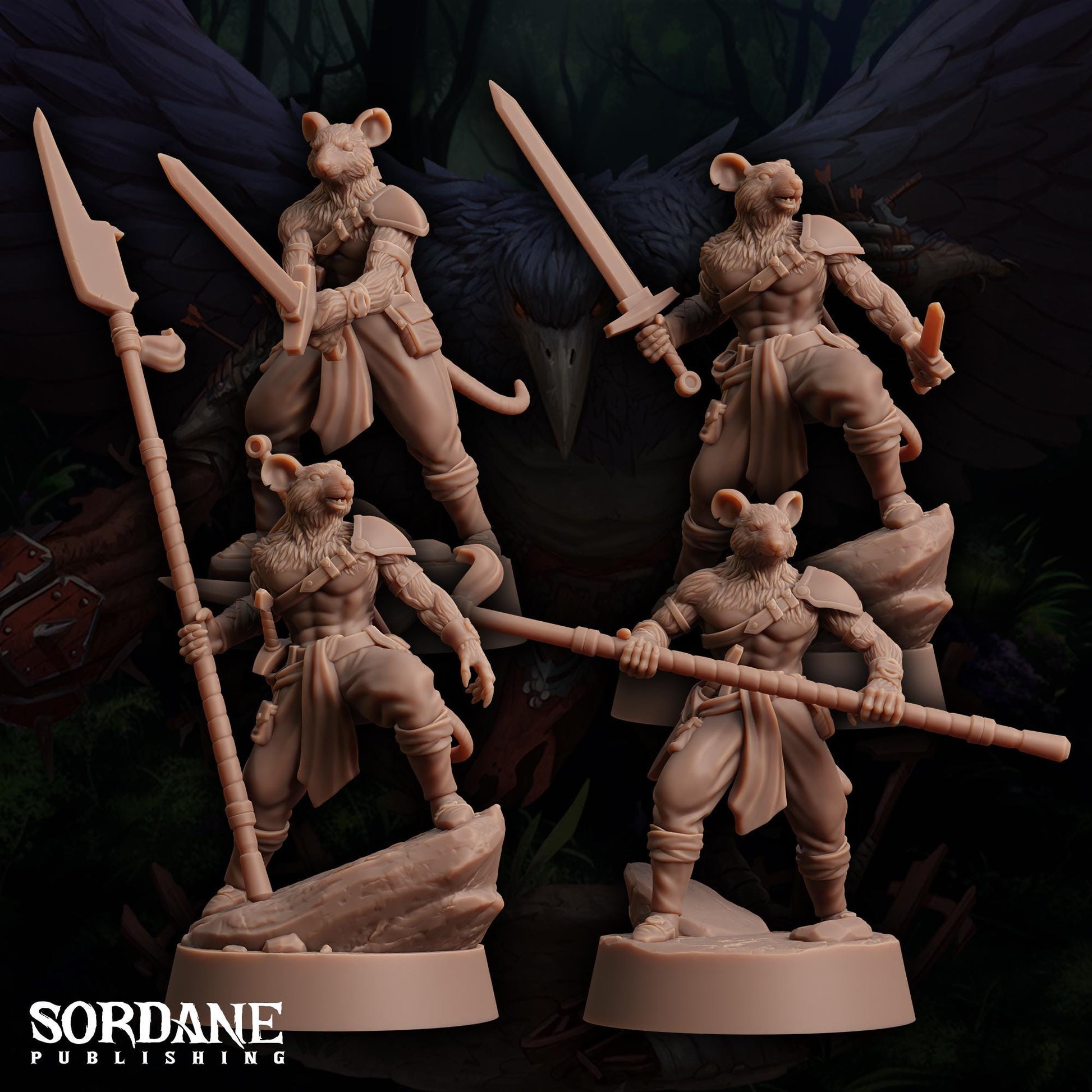 Mousefolk Barbarian | Sordane Publishing