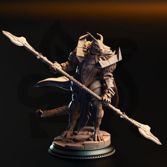 Apokris the Resolute - Silver Dragonborn Paladin | Clash of the Dragons | DM Stash