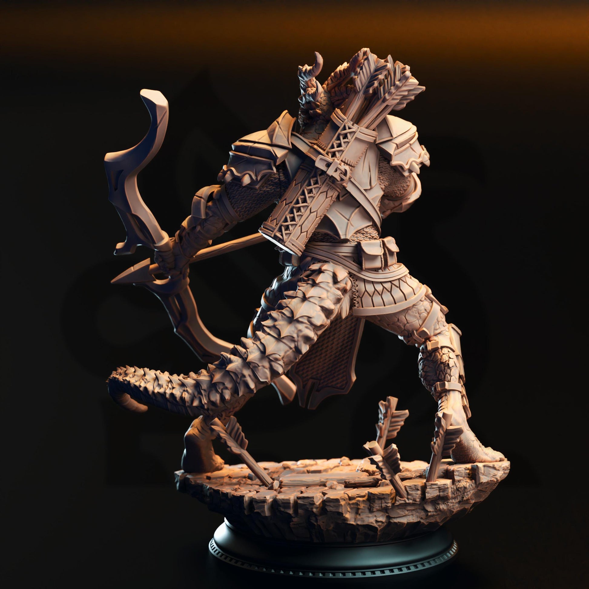 Azmordion's Chosen - Silver Dragonborn Knights | Clash of the Dragons | DM Stash