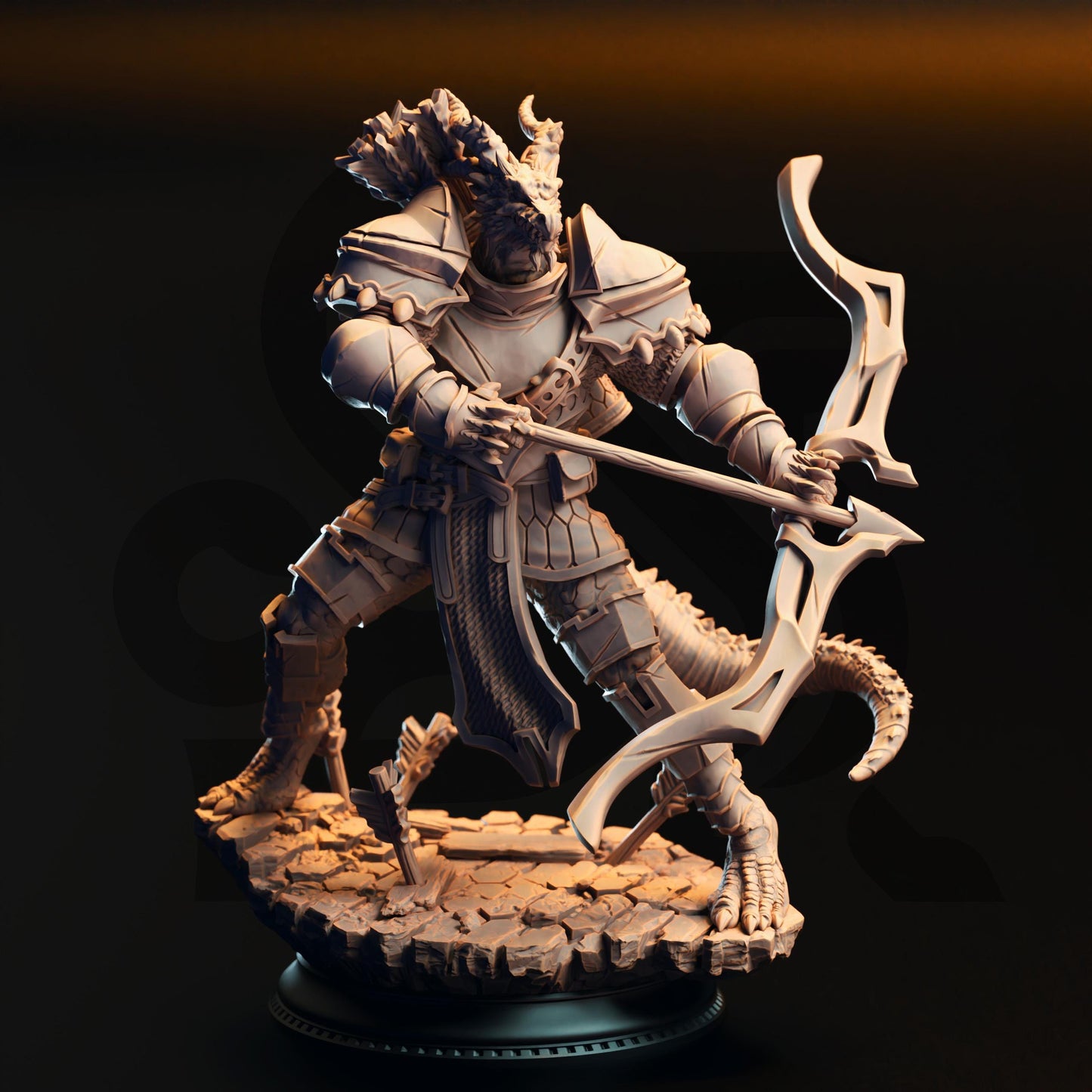 Azmordion's Chosen - Silver Dragonborn Knights | Clash of the Dragons | DM Stash
