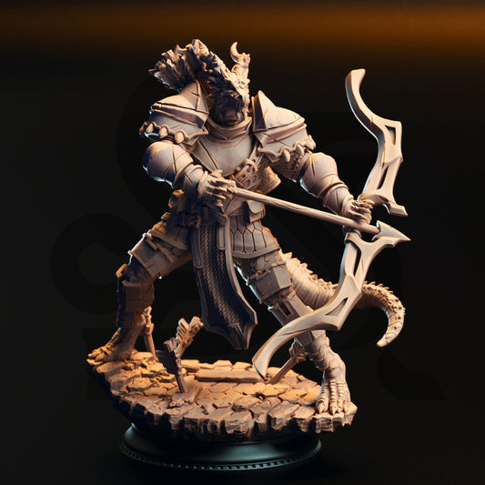 Azmordion's Chosen - Silver Dragonborn Knights | Clash of the Dragons | DM Stash