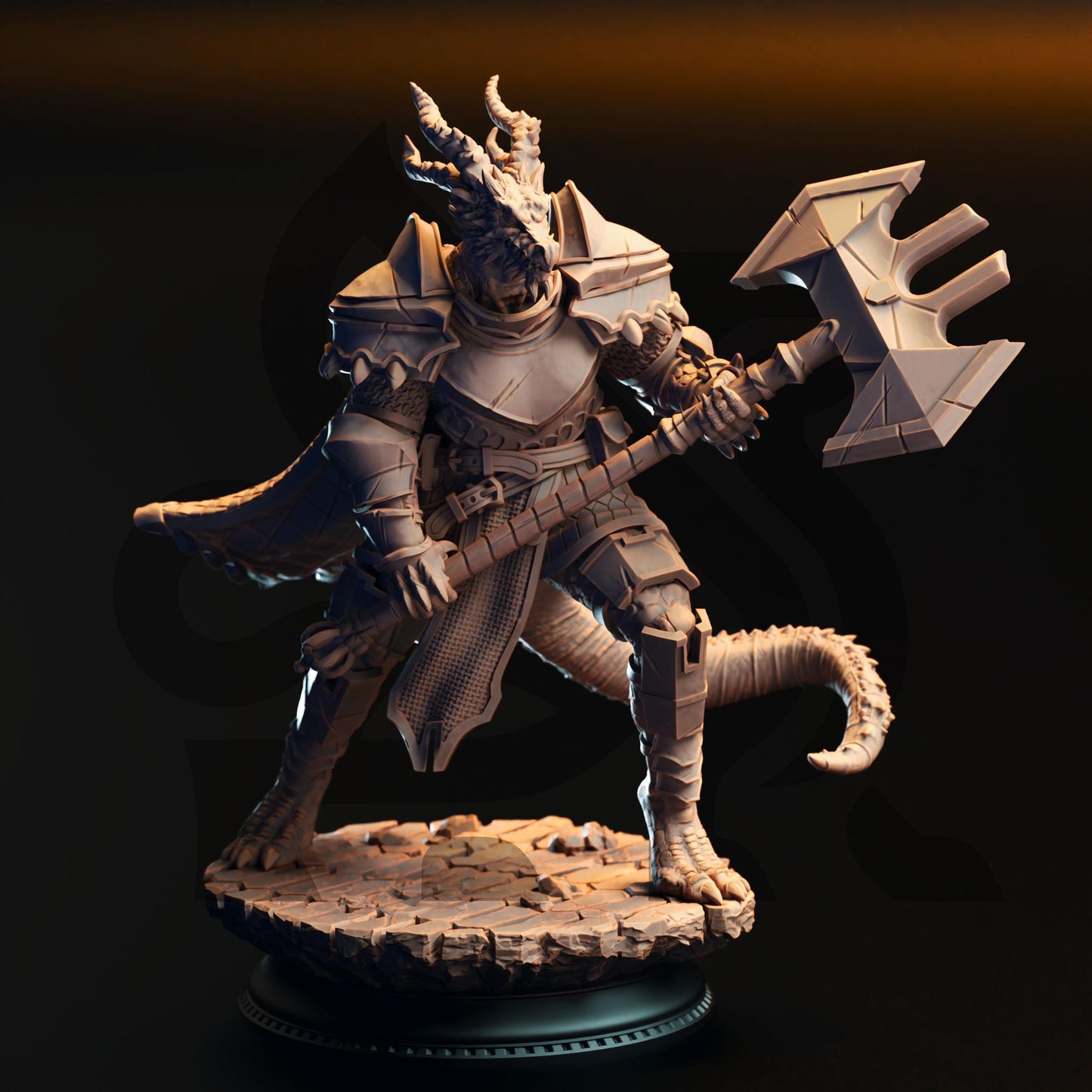 Azmordion's Chosen - Silver Dragonborn Knights | Clash of the Dragons | DM Stash