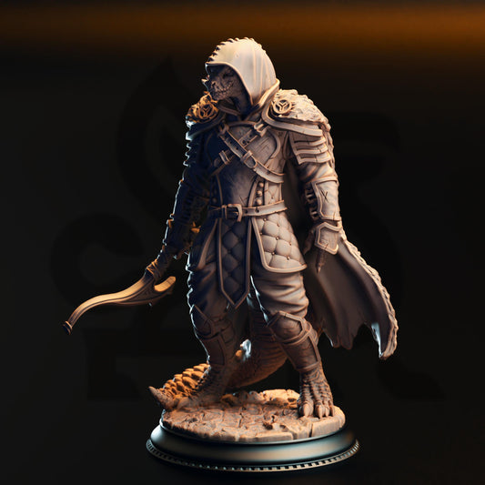 Gelzik Pad-Foot - Black Dragonborn Ranger | Clash of the Dragons | DM Stash