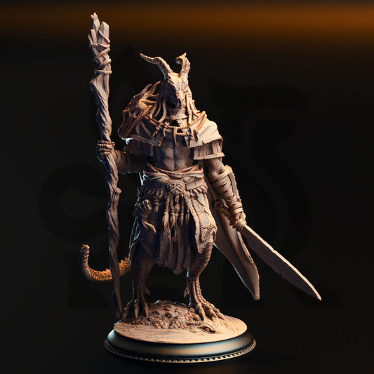 Horzin Ashen-Palm - Black Dragonborn Druid | Clash of the Dragons | DM Stash