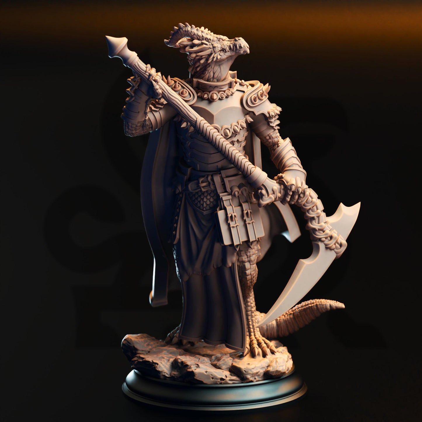 Ilvias the Reaper - Silver Dragonborn Warlock | Clash of the Dragons | DM Stash
