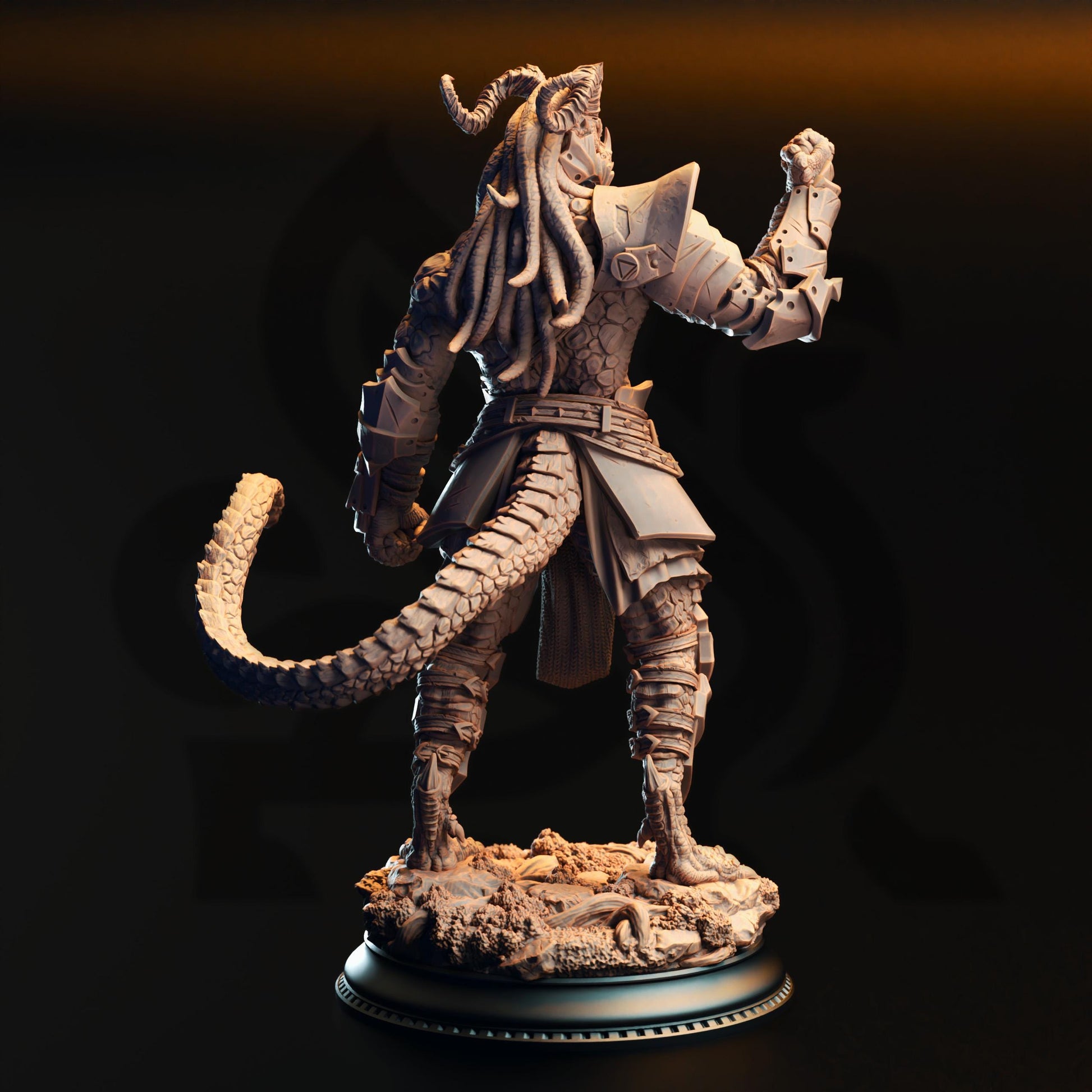 Vaakrin Steeljaw - Black Dragonborn Fighter | Clash of the Dragons | DM Stash