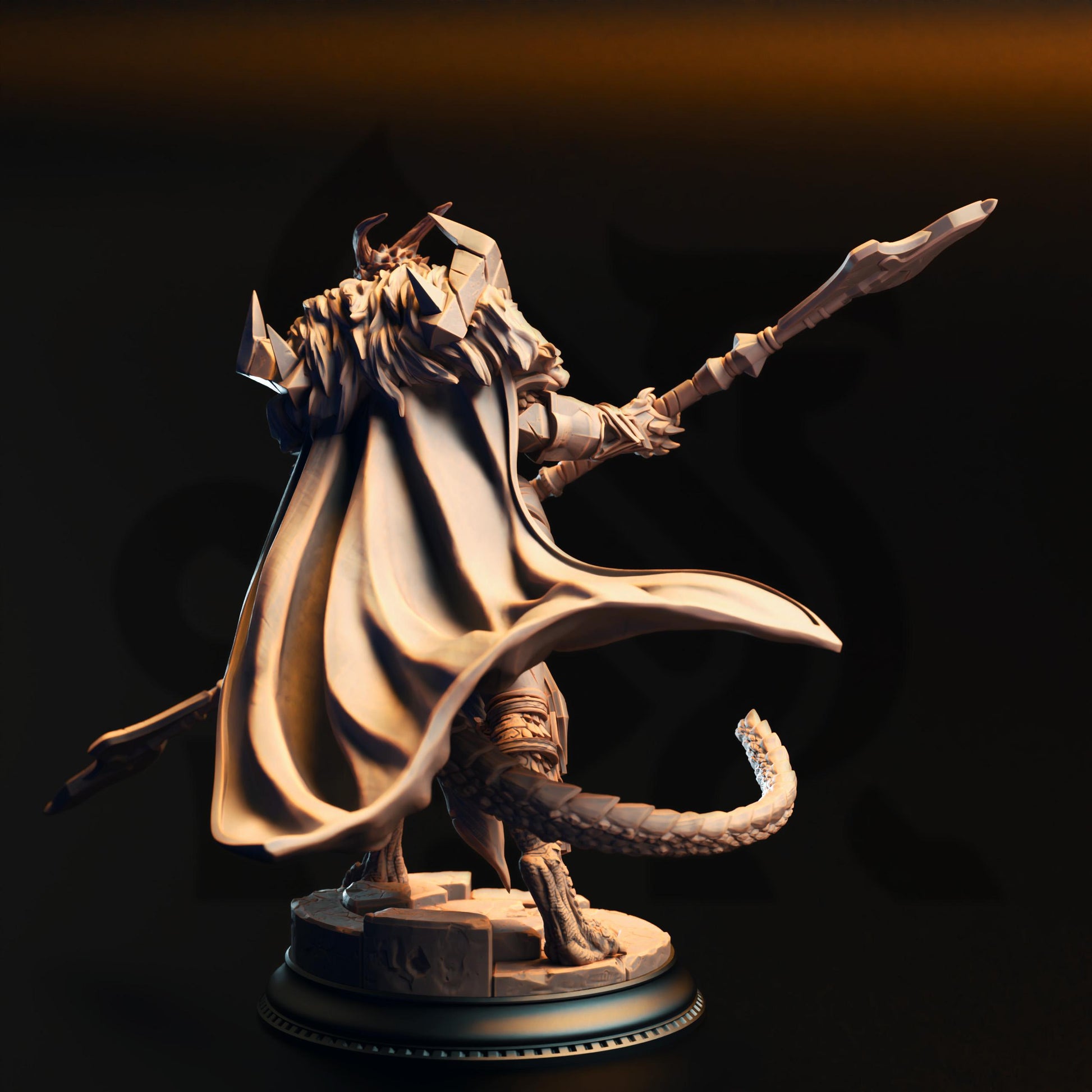 Apokris the Resolute - Silver Dragonborn Paladin | Clash of the Dragons | DM Stash