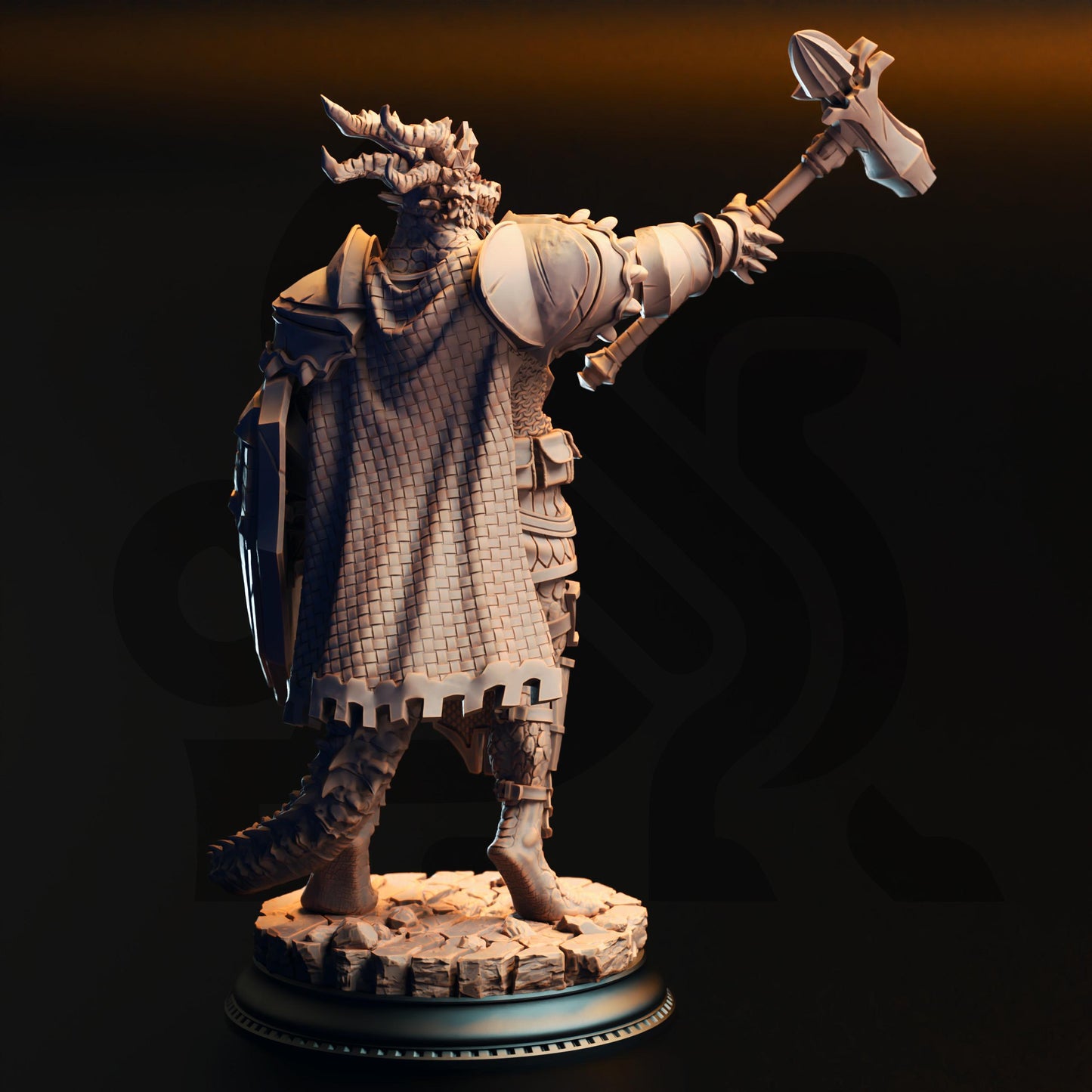 Azmordion's Chosen - Silver Dragonborn Knights | Clash of the Dragons | DM Stash