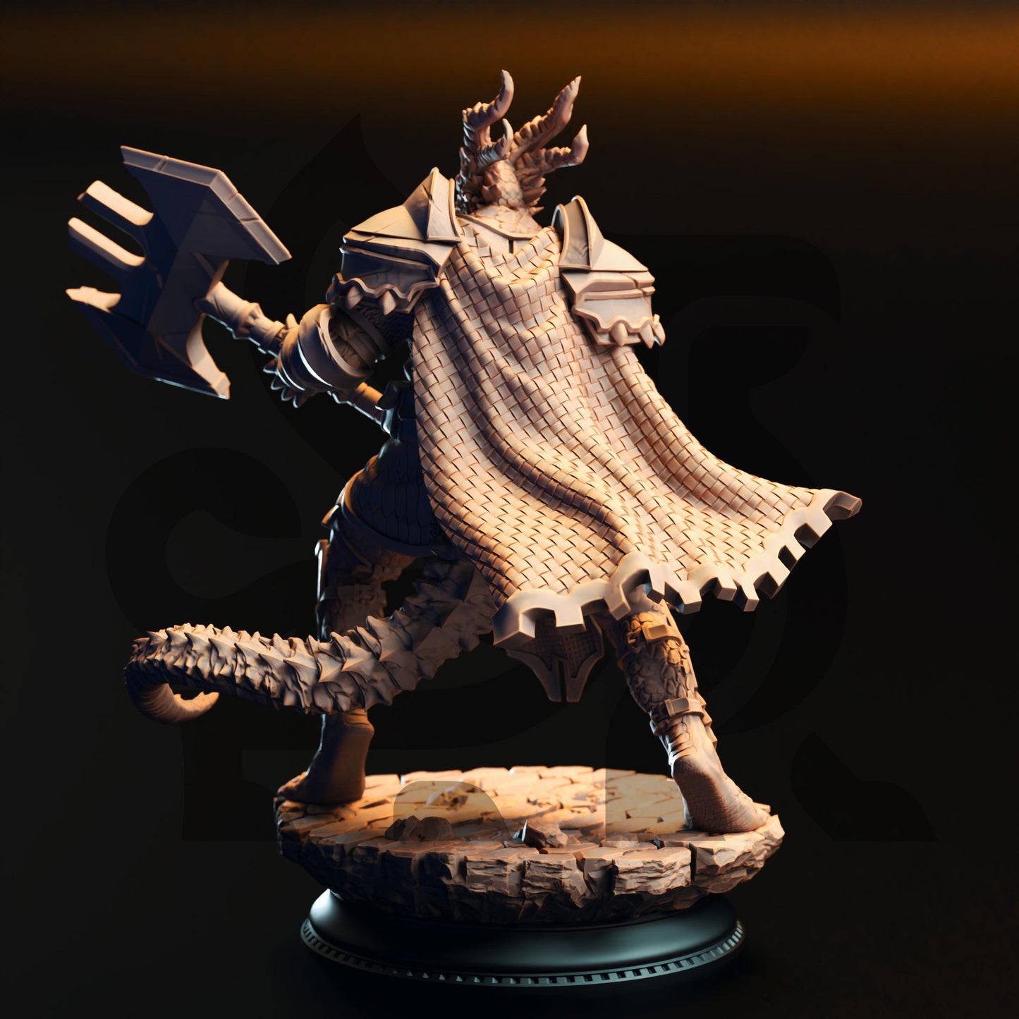 Azmordion's Chosen - Silver Dragonborn Knights | Clash of the Dragons | DM Stash