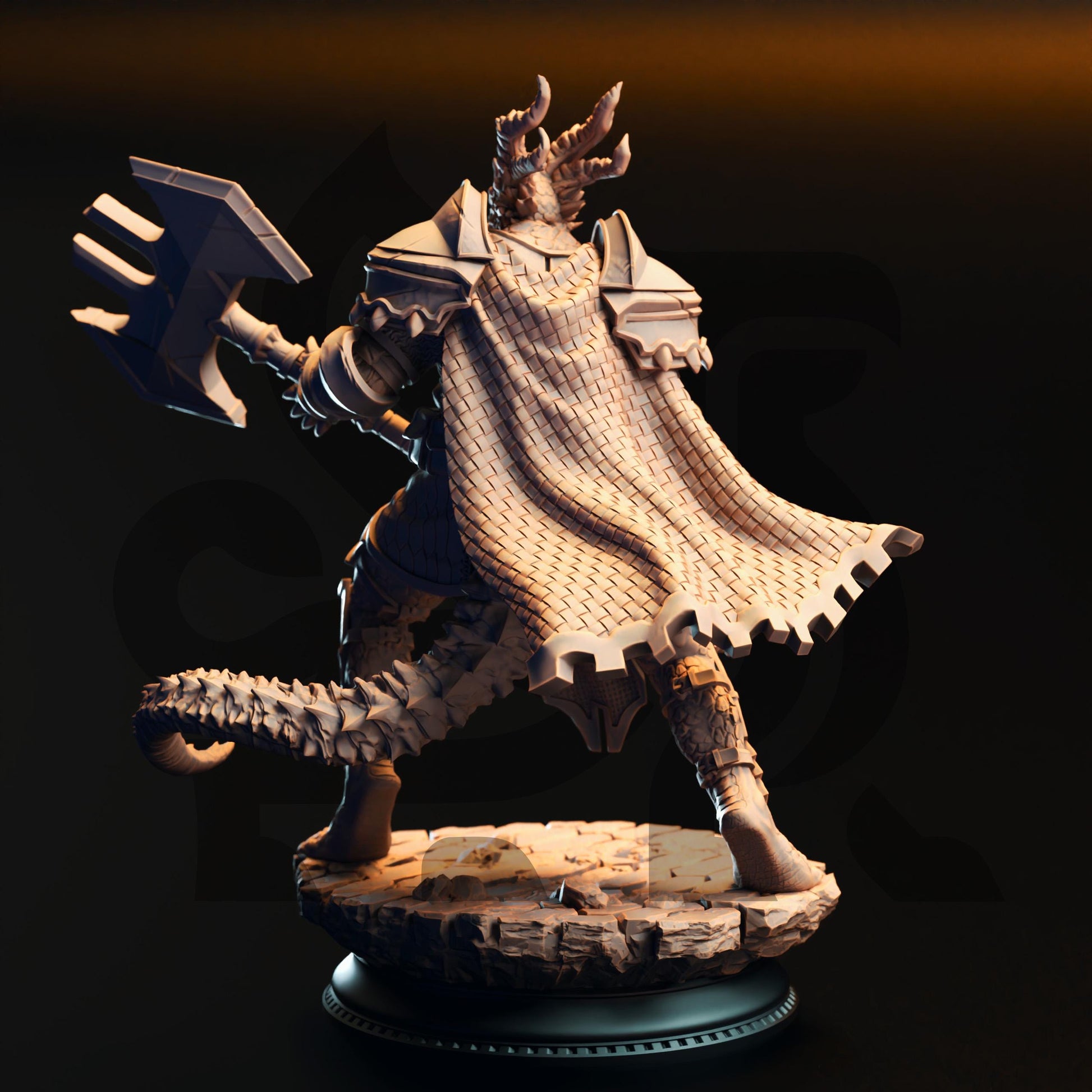 Azmordion's Chosen - Silver Dragonborn Knights | Clash of the Dragons | DM Stash
