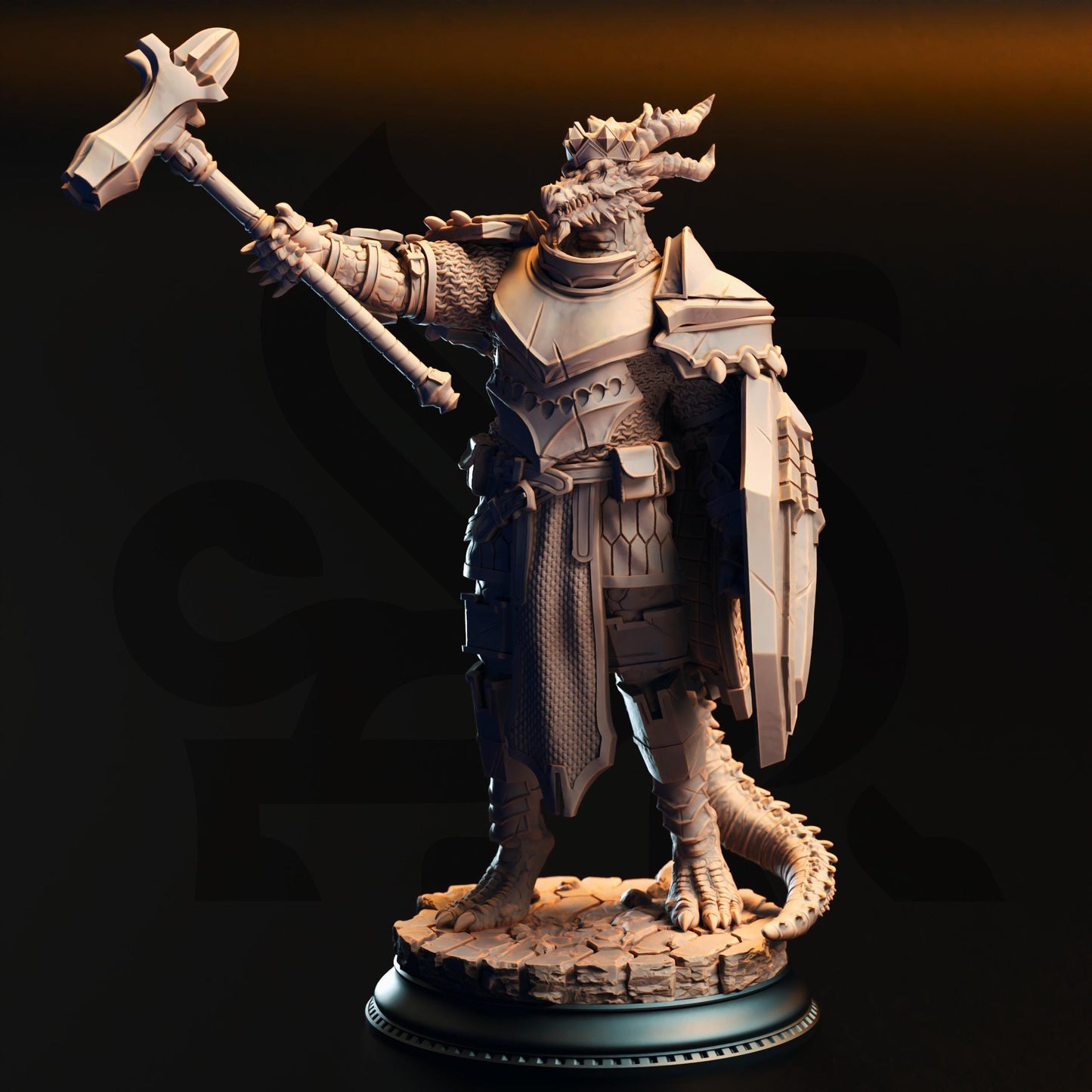 Azmordion's Chosen - Silver Dragonborn Knights | Clash of the Dragons | DM Stash