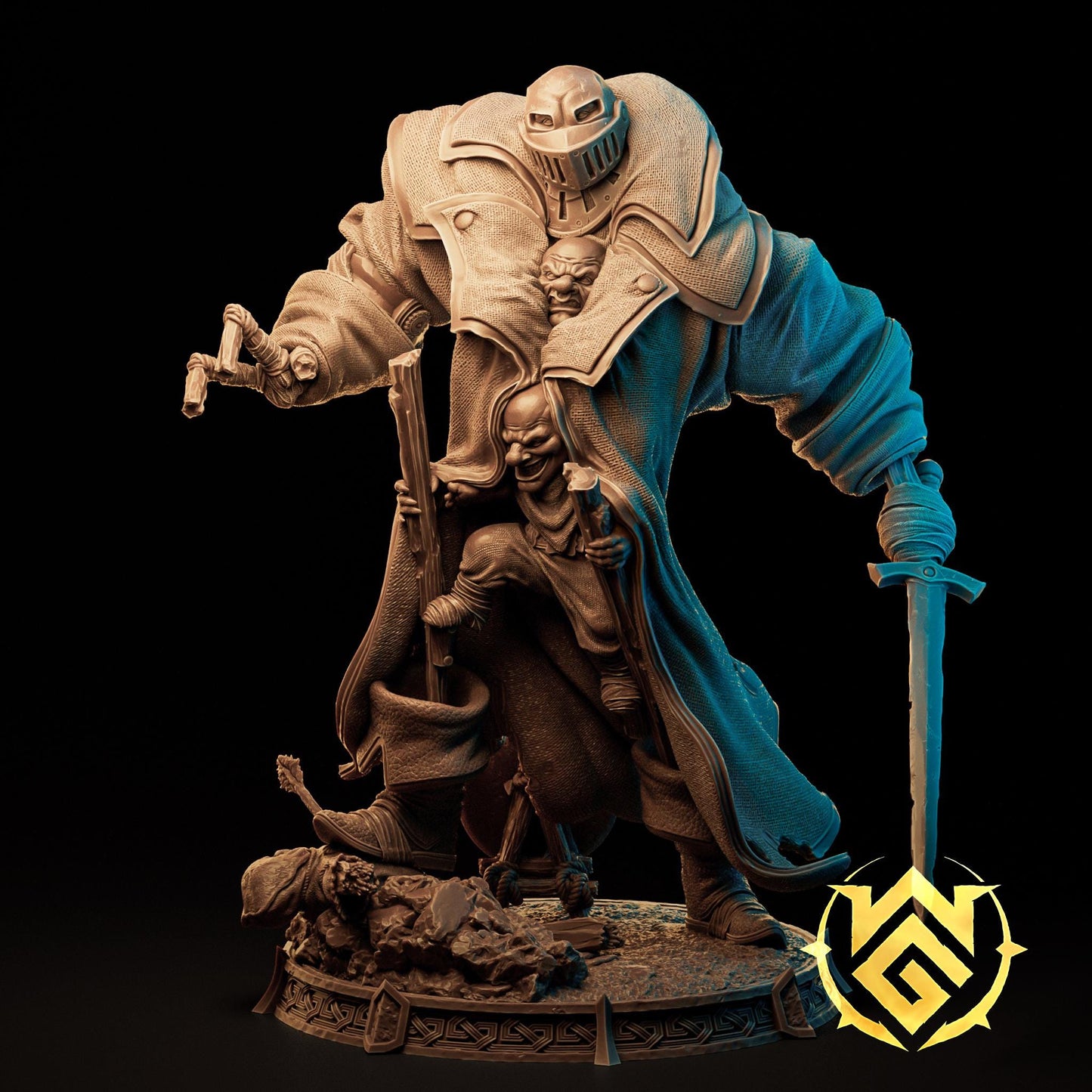 Gaban of the Coat, Three Goblins in a Trenchcoat | Witchguild Minis