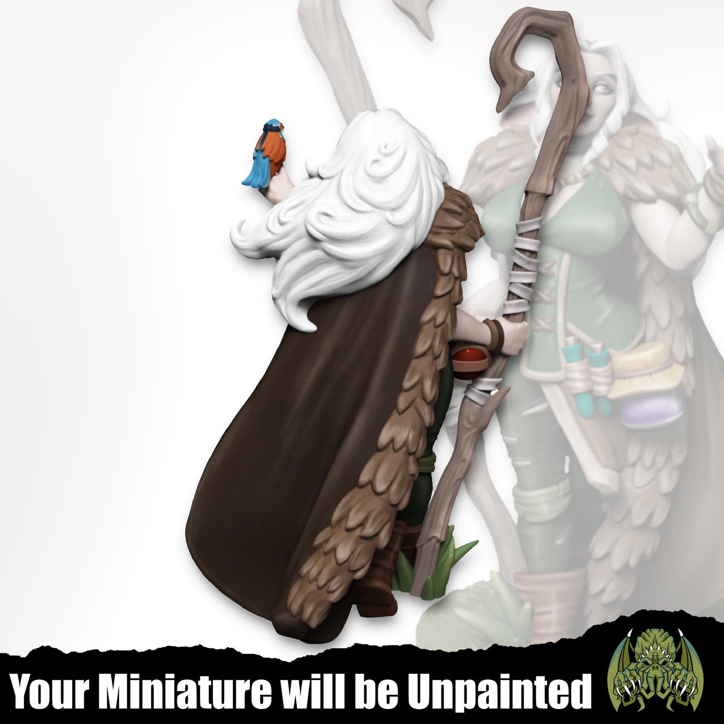 Lisanna The Druid - Female Firbolg | Miniatures of Madness