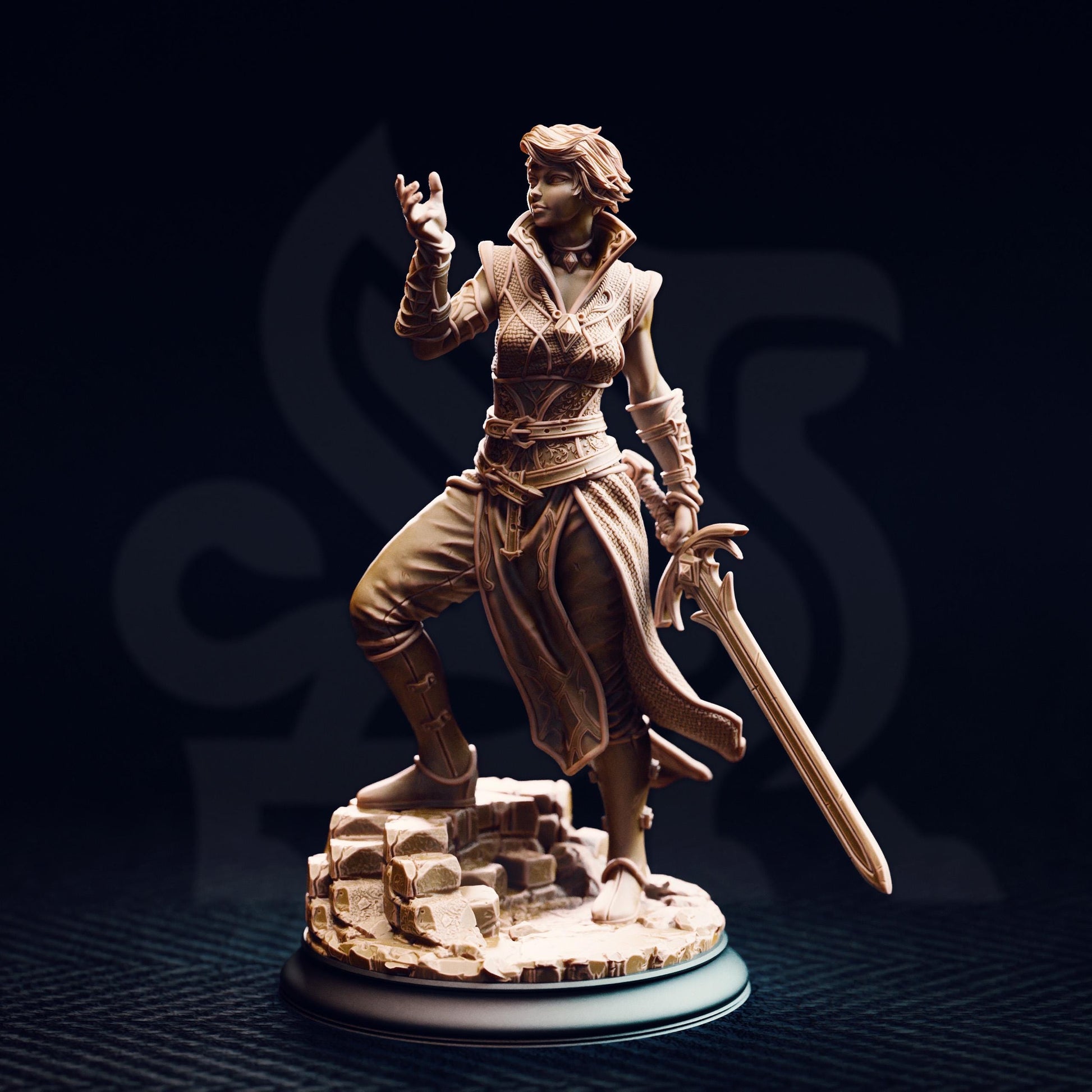 Karisia of Timberly - Half-Elf Hexblade | Elves of the Golden Sun | DM Stash