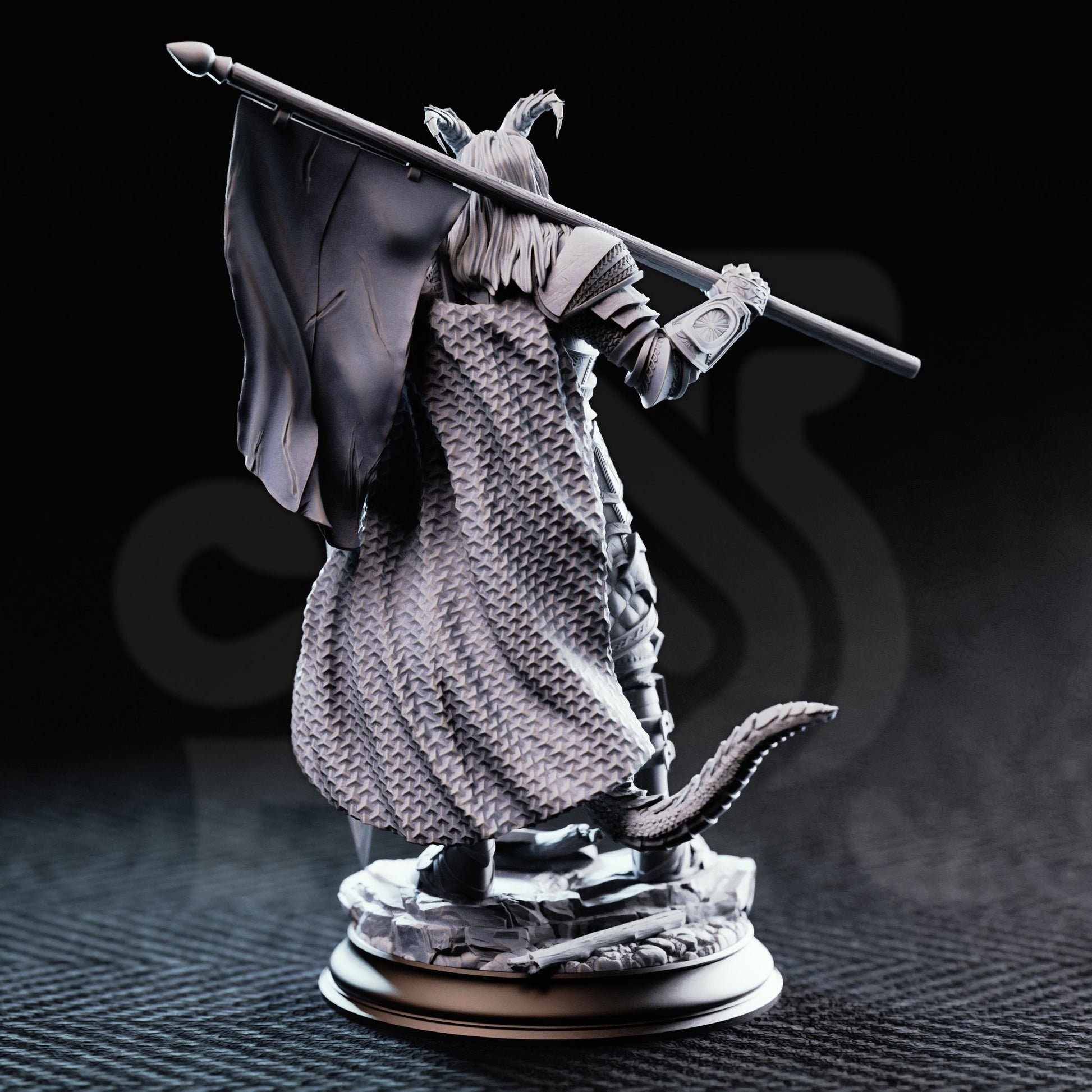 The Captain - Tiefling Veteran Soldier | Welcome to the Arena | DM Stash