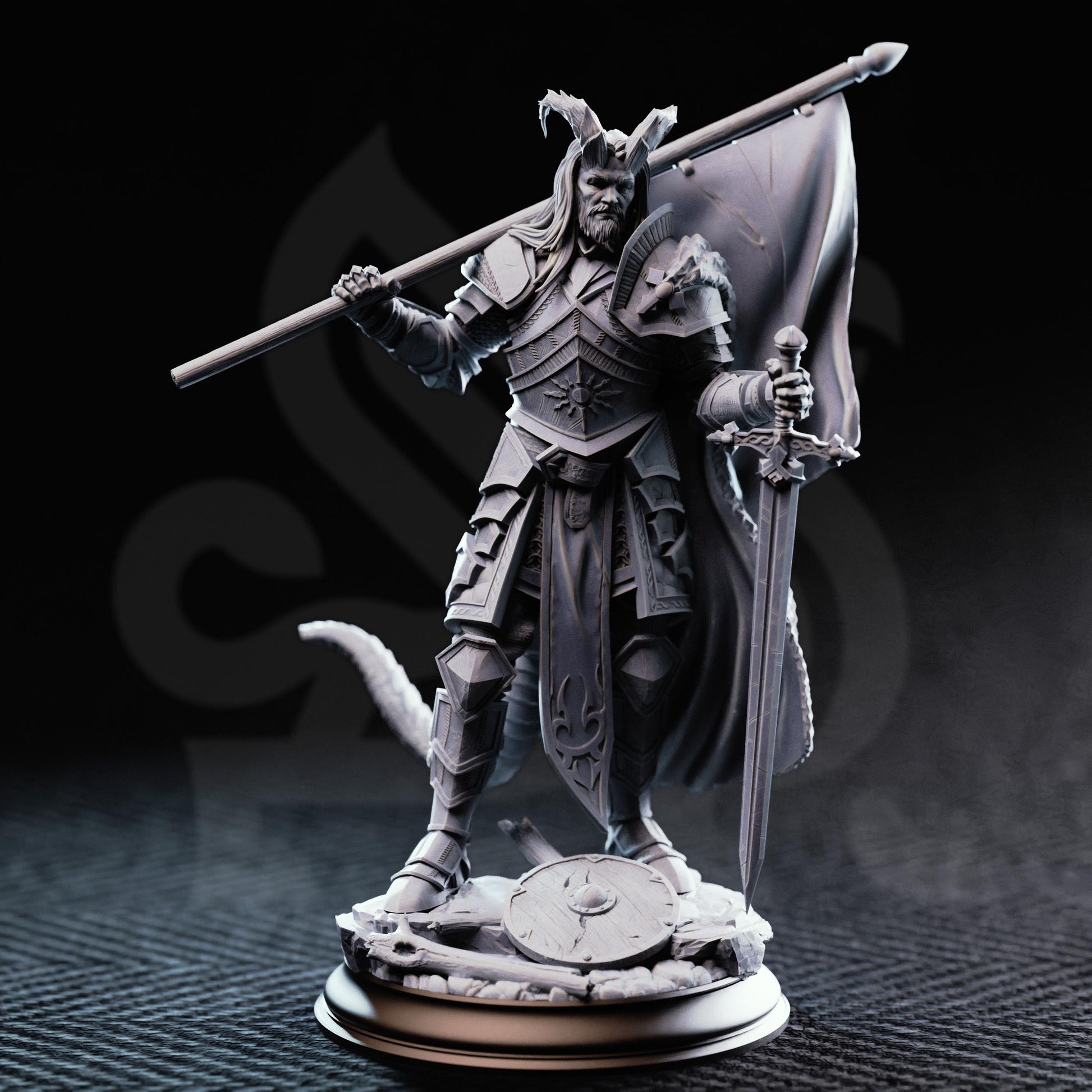 The Captain - Tiefling Veteran Soldier | Welcome to the Arena | DM Stash